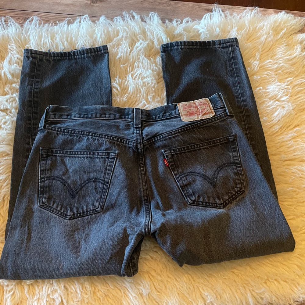 Levi's Vintage 501 Straight Jeans ~ Charcoal